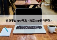 南京平台app开发（南京app软件开发）