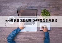 app开发应该怎么做（APP是怎么开发的）